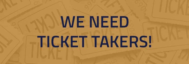 We need help scanning tickets for Basketball!