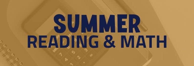 Summer Reading and Math!