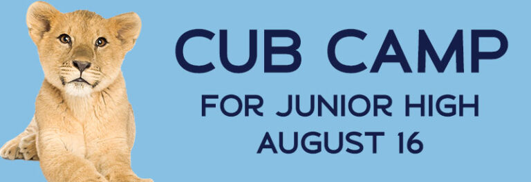 Cub Camp for Junior High